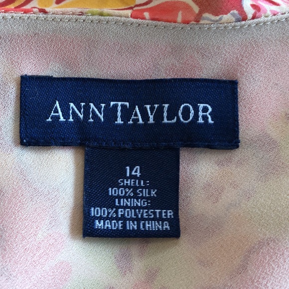AnnTaylor Floral Sleeveless Blouse - Picture 5 of 11